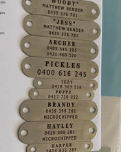 Load image into Gallery viewer, Collar and SS Name Tag *Most Popular*